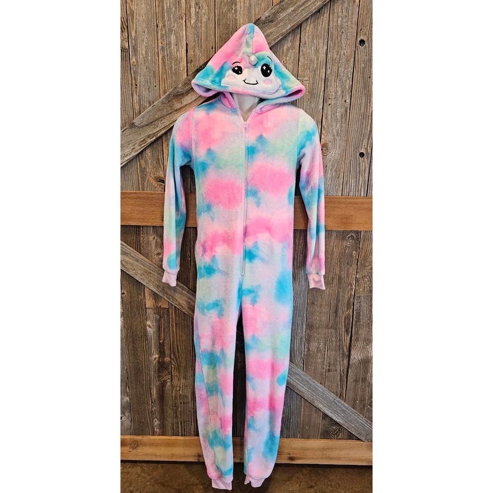 Full zip plushie furry costume size small unicorn Halloween cosplay rainbow